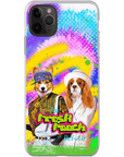 Funda personalizada para teléfono con 2 mascotas 'The Fresh Pooch'