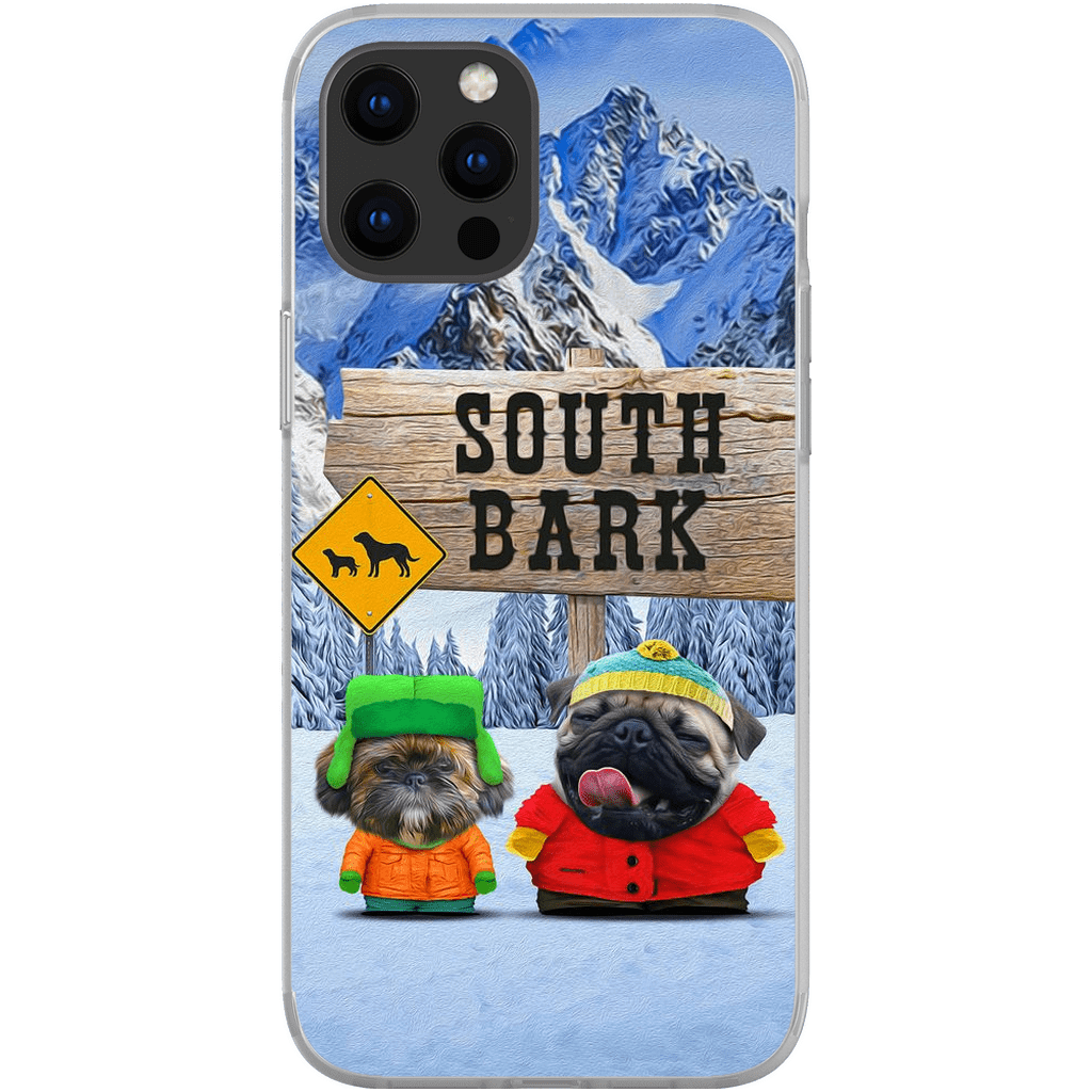 Funda personalizada para teléfono con 2 mascotas &#39;South Bark&#39;