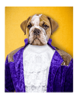 Lienzo personalizado para mascotas 'The Prince-Doggo'