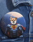 El pin personalizado del Superperro 