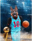 Puzzle personalizado para mascotas 'El jugador de baloncesto'