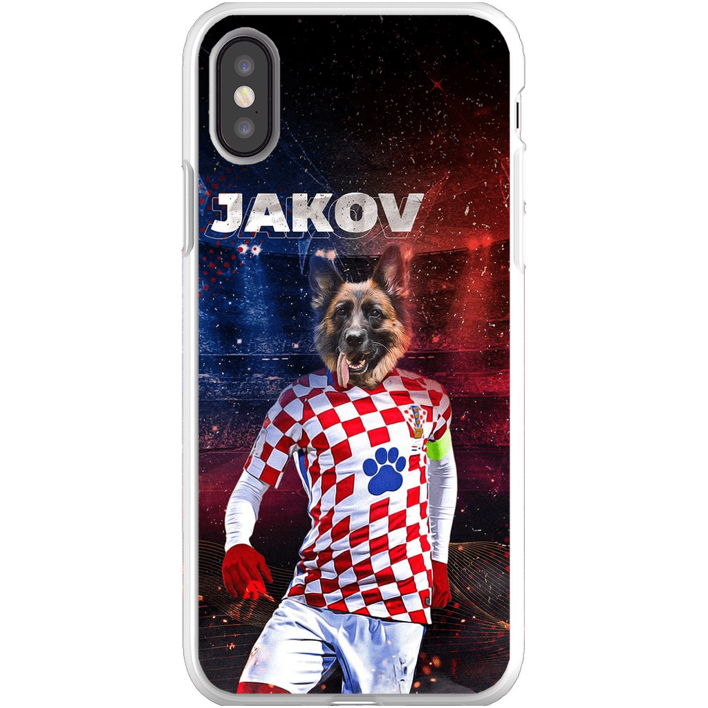 Funda para móvil personalizada &#39;Croacia Doggos Soccer&#39;