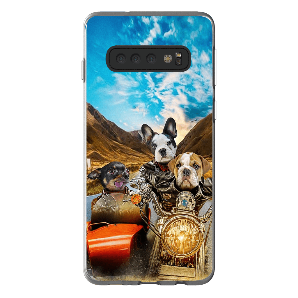 &#39;Harley Wooferson&#39; Funda personalizada para teléfono con 3 mascotas