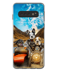 'Harley Wooferson' Funda personalizada para teléfono con 3 mascotas