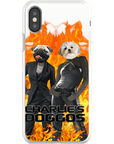 Funda personalizada para teléfono con 2 mascotas 'Charlie's Doggos'