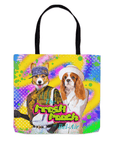 Bolsa de mano personalizada para 2 mascotas 'The Fresh Pooch'