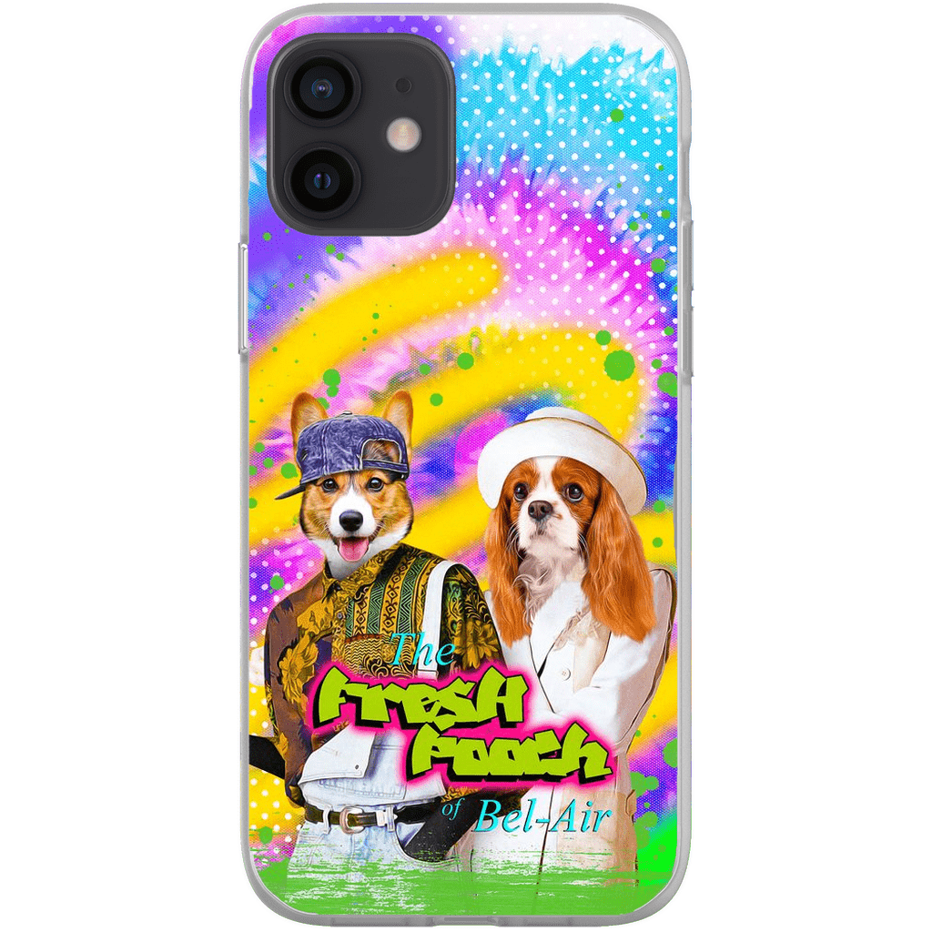 Funda personalizada para teléfono con 2 mascotas &#39;The Fresh Pooch&#39;