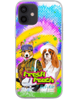 Funda personalizada para teléfono con 2 mascotas 'The Fresh Pooch'