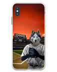 Funda para móvil personalizada 'El jugador de béisbol'