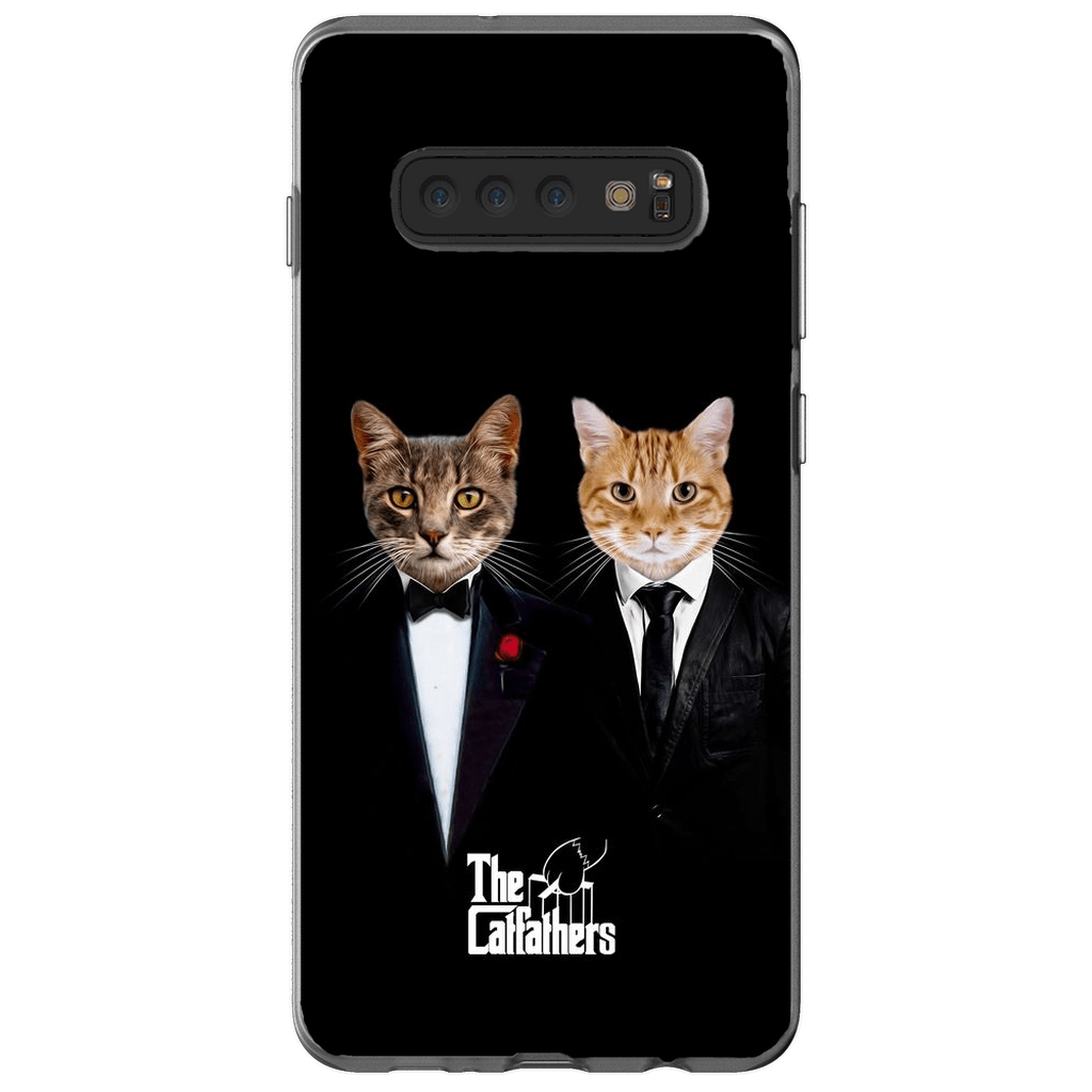 Funda personalizada para teléfono con 2 mascotas &#39;The Catfathers&#39;