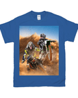 Camiseta personalizada con 2 mascotas 'The Motocross Riders'