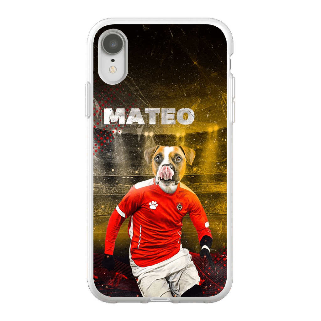 Funda para móvil personalizada &#39;Austria Doggos Soccer&#39;