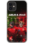 'Portugal Doggos' Funda personalizada para teléfono con 2 mascotas