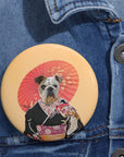 Memorias de Doggeisha Pin personalizado