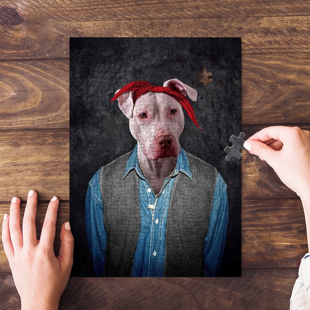 Puzzle personalizado para mascotas &#39;2pac Dogkur&#39;