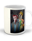 Taza personalizada para 2 mascotas '2Paw And Notorious DOG'