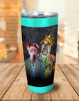 Vaso personalizado para 2 mascotas '2Paw And Notorious DOG'