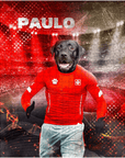 Puzzle personalizado para mascotas 'Switzerland Doggos Soccer'