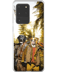 Funda personalizada para teléfono con 2 mascotas 'The Hunters'