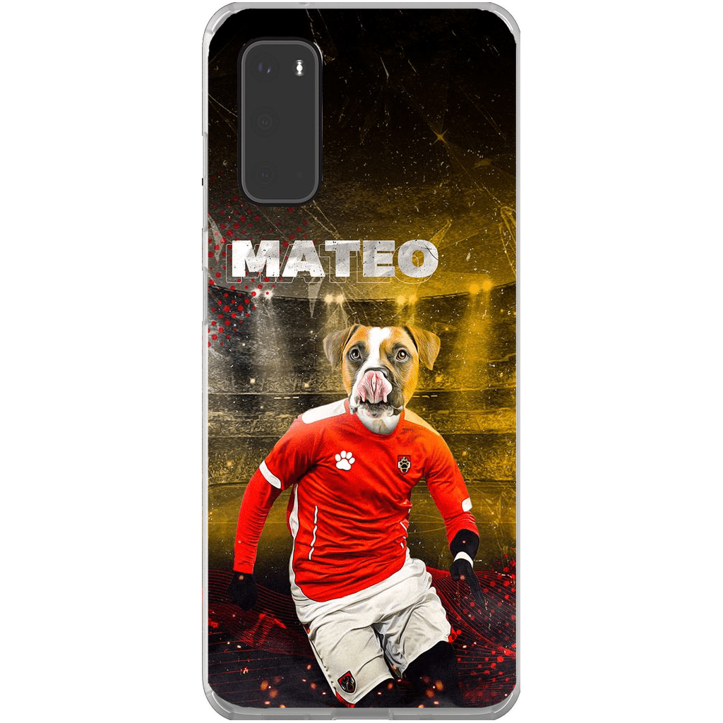 Funda para móvil personalizada &#39;Austria Doggos Soccer&#39;