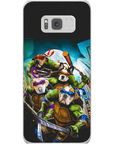 Funda personalizada para teléfono con 4 mascotas 'Teenage Mutant Ninja Doggos'