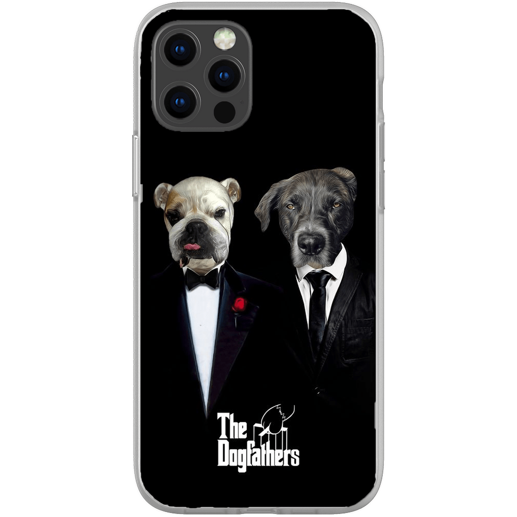 Funda personalizada para teléfono con 2 mascotas &#39;The Dogfathers&#39;