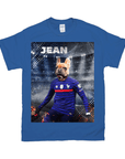 Camiseta personalizada para mascotas 'France Doggos Soccer'