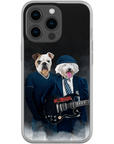 Funda personalizada para teléfono con 2 mascotas 'AC/Doggos'