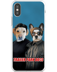 'Trailer Park Dogs 1' Funda personalizada para teléfono con 2 mascotas