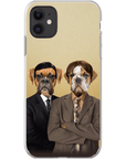 'The Woofice' Funda personalizada para teléfono con 2 mascotas