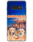 Funda personalizada para teléfono con 2 mascotas 'Doggos Of Chicago'