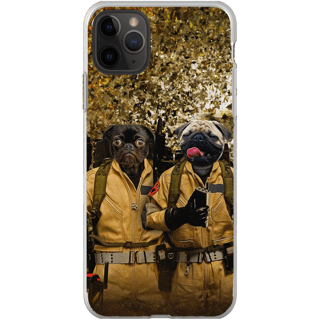 Funda para móvil personalizada con 2 mascotas &#39;Dog Busters&#39;