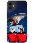 'Doggo-Trek' Funda personalizada para teléfono con 3 mascotas