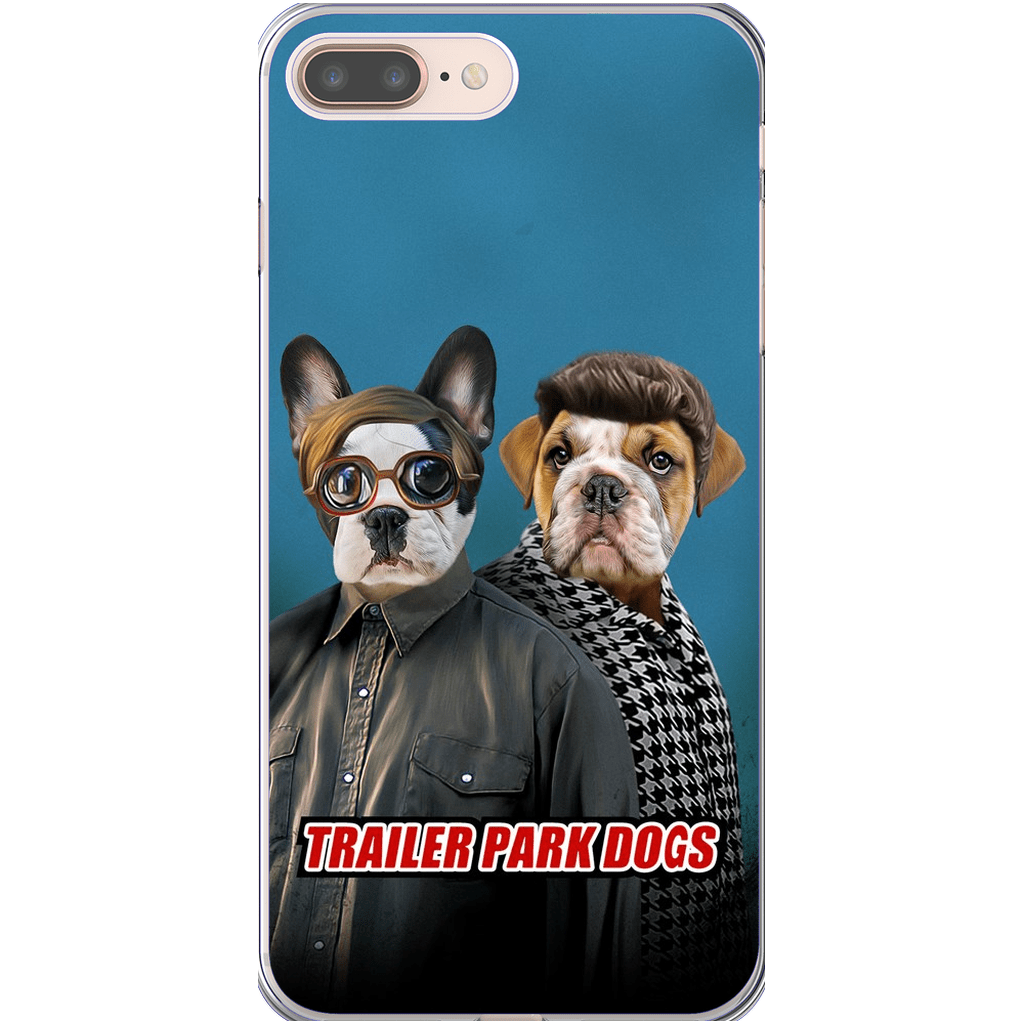 &#39;Trailer Park Dogs 2&#39; Funda personalizada para teléfono con 2 mascotas