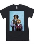 Camiseta personalizada para 2 mascotas 'Step Doggo &amp; Doggette' 