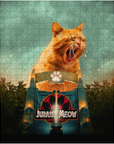 Rompecabezas personalizado para mascotas 'Jurassic Meow'