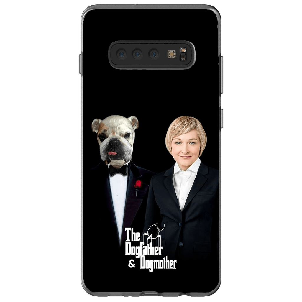 Funda personalizada para teléfono humano o mascota &#39;The Dogfather &amp;amp; Dogmother&#39;