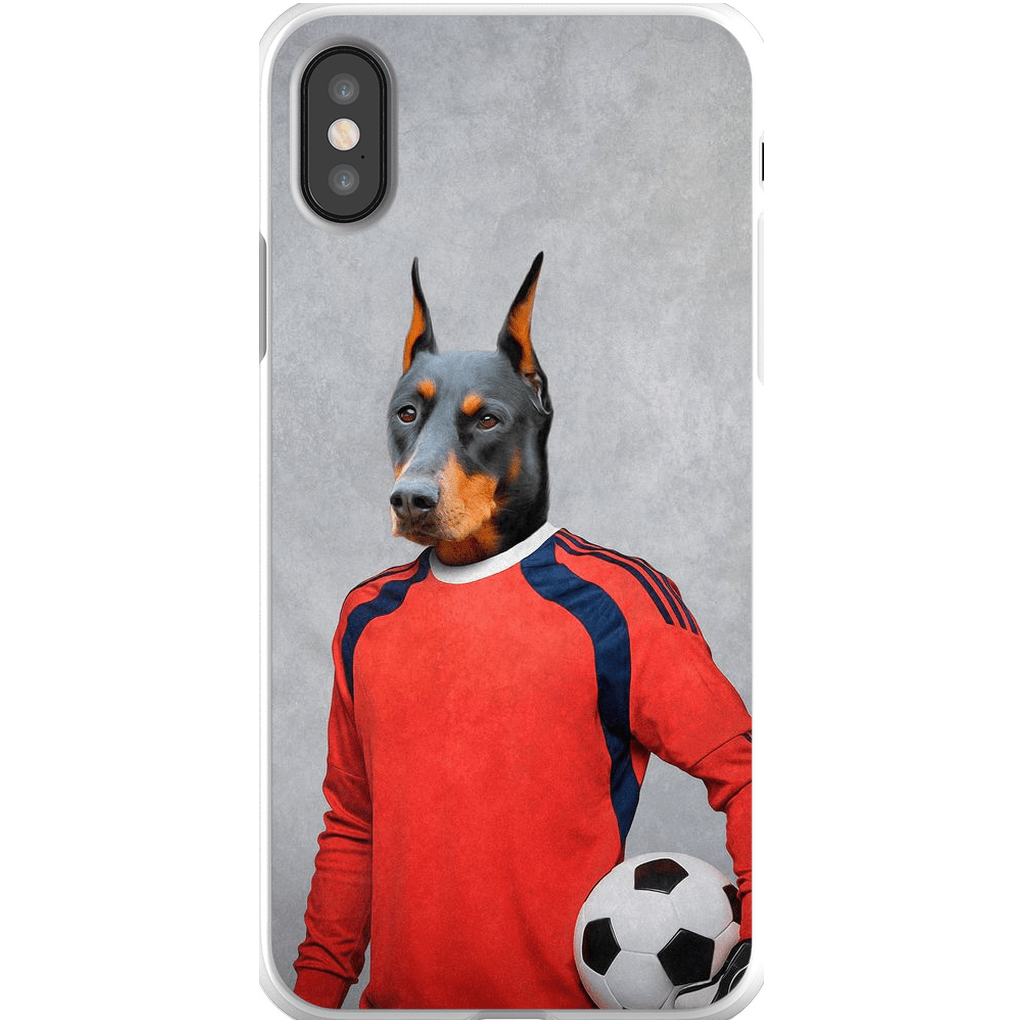 Funda para móvil personalizada &#39;El portero de fútbol&#39;