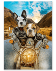 Póster personalizado con 2 mascotas 'Harley Wooferson'