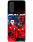 Funda personalizada para teléfono con 2 mascotas 'Czech Doggos'