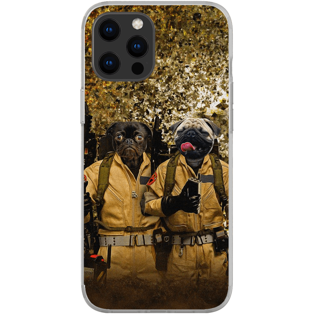 Funda para móvil personalizada con 2 mascotas &#39;Dog Busters&#39;