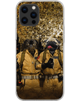 Funda para móvil personalizada con 2 mascotas 'Dog Busters'