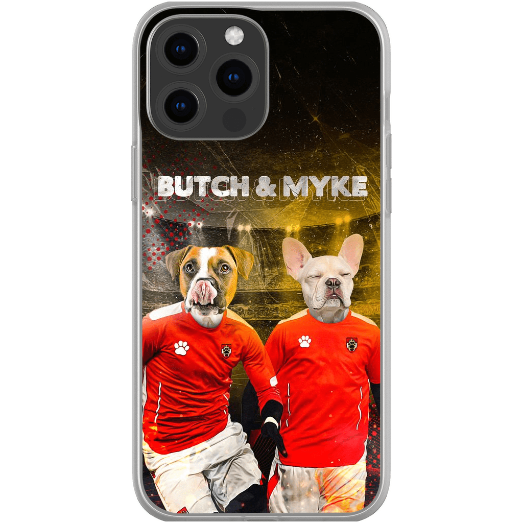 &#39;Austria Doggos&#39; Funda personalizada para teléfono con 2 mascotas