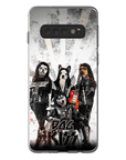 Funda personalizada para teléfono con 4 mascotas 'Kiss Doggos'