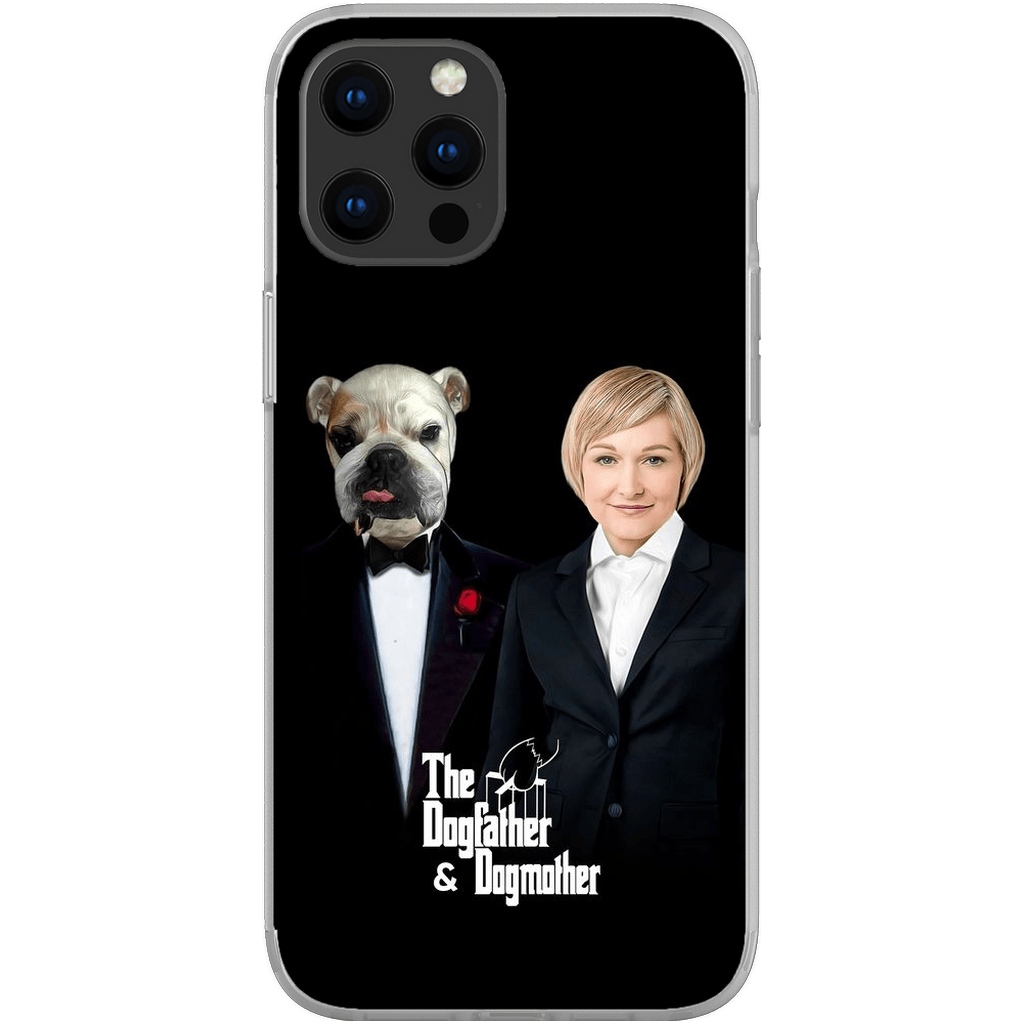 Funda personalizada para teléfono humano o mascota &#39;The Dogfather &amp;amp; Dogmother&#39;