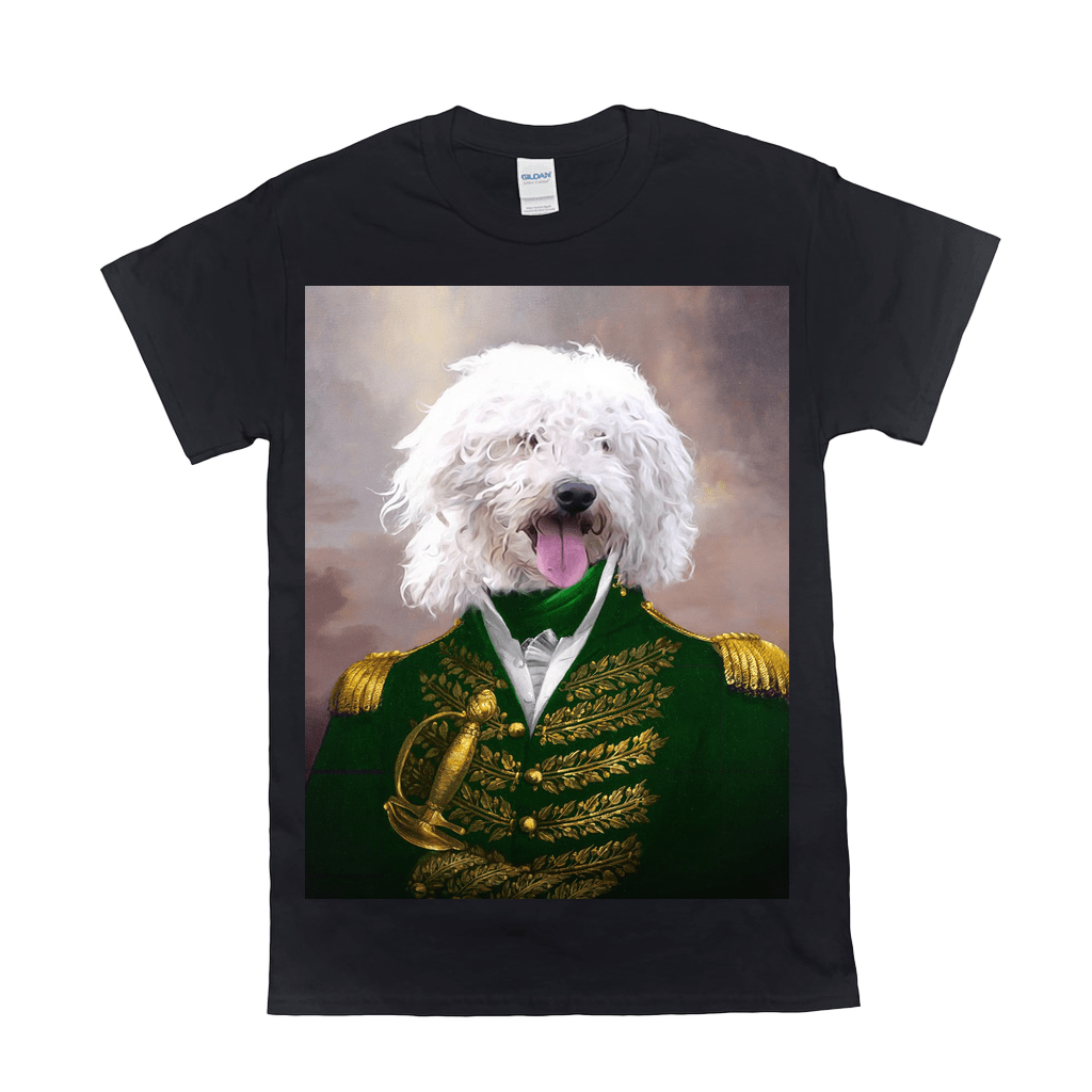 Camiseta personalizada para mascotas &#39;El Almirante Verde&#39;