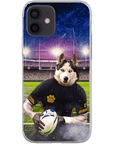 Funda para móvil personalizada 'El jugador de rugby'