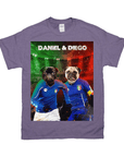 Camiseta personalizada para 2 mascotas 'Italy Doggos'