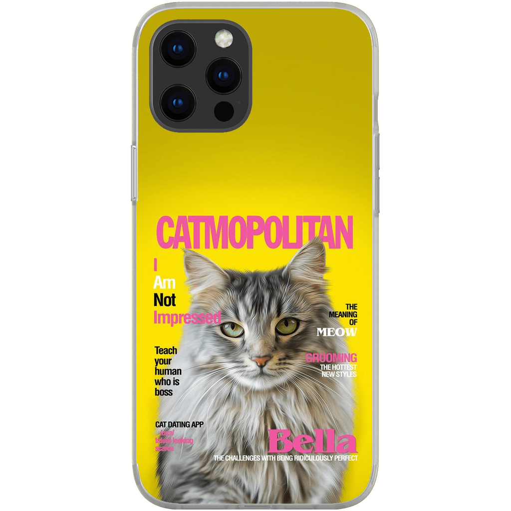 Funda para móvil personalizada &#39;Catmopolitan&#39;