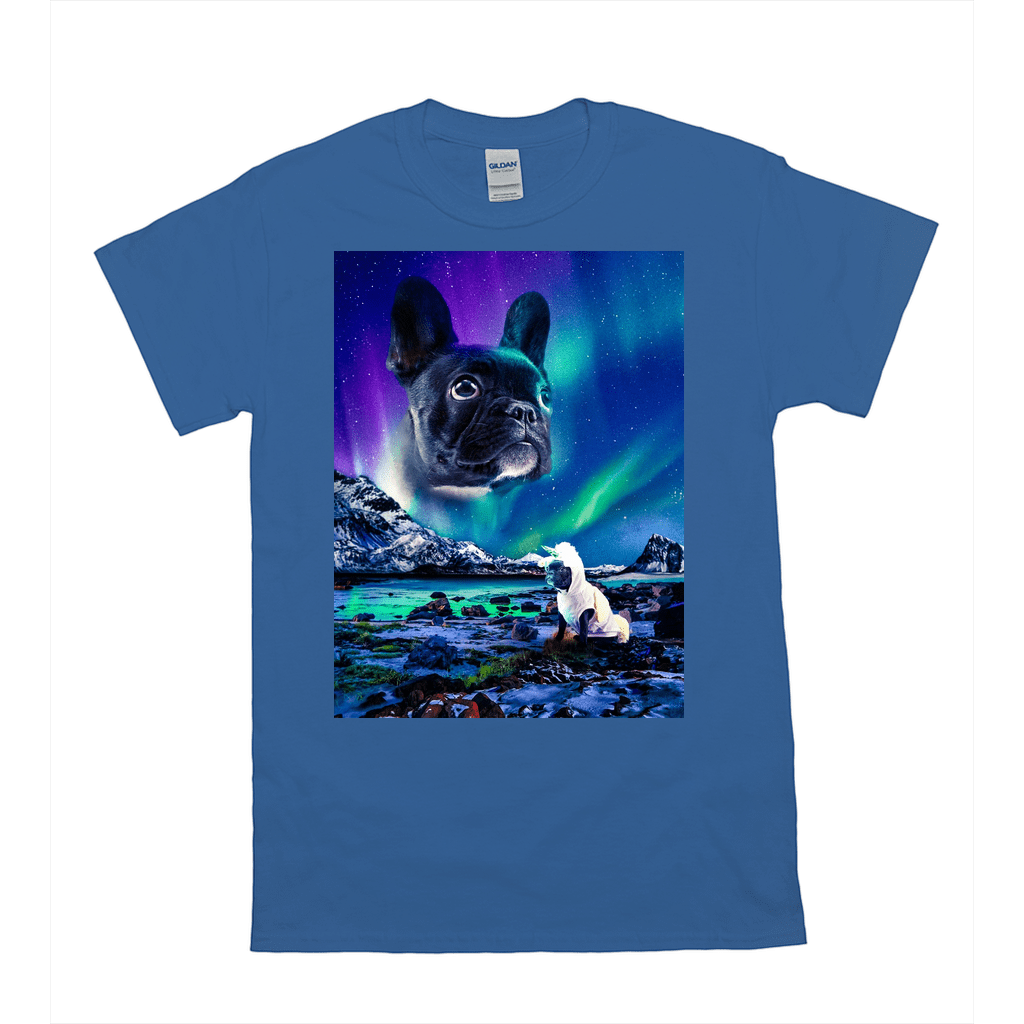 Camiseta personalizada para mascotas &#39;Majestic Northern Lights&#39; 